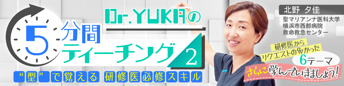 Dr.YUKAの5分間ティーチング2　“型”で覚える研修医必修スキル